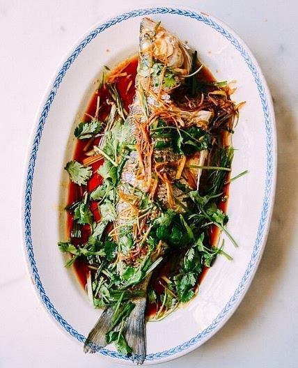 Chinese Steamed Whole Fish