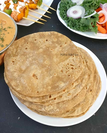Zero Oil Vegan Soft Diet Chapati Video Recipe