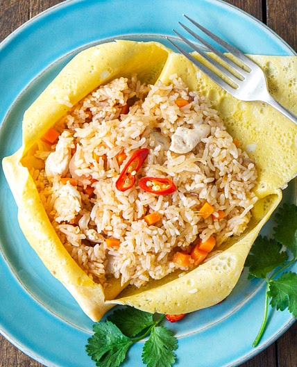 Omelette Fried Rice (Nasi Goreng Pattaya)