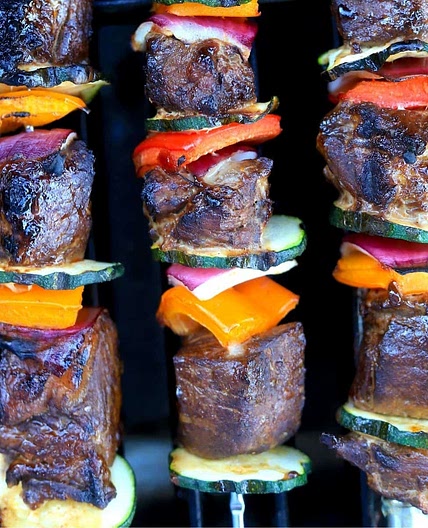Low Carb Steak Kabobs