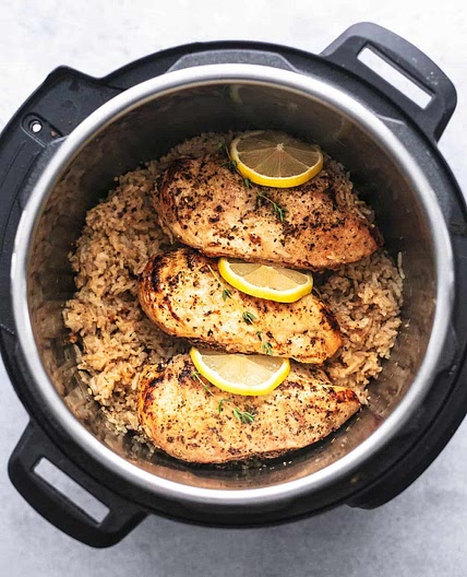 Instant Pot Chicken Breast and Rice