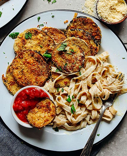 Crispy Gluten-Free Eggplant Parmesan