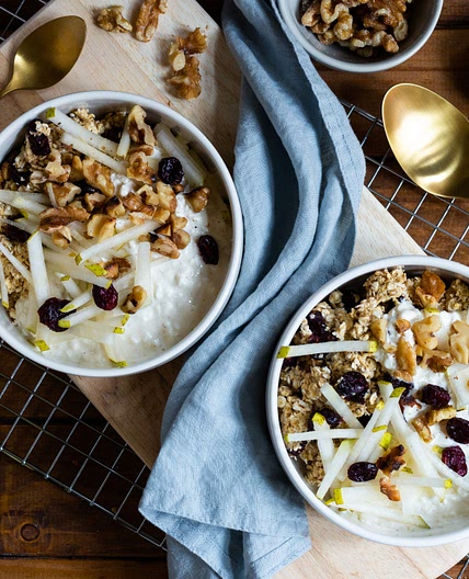 Haferflocken-Frühstück