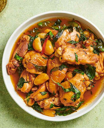 Taiwanese Three Cup Chicken (San Bei Ji) Recipe