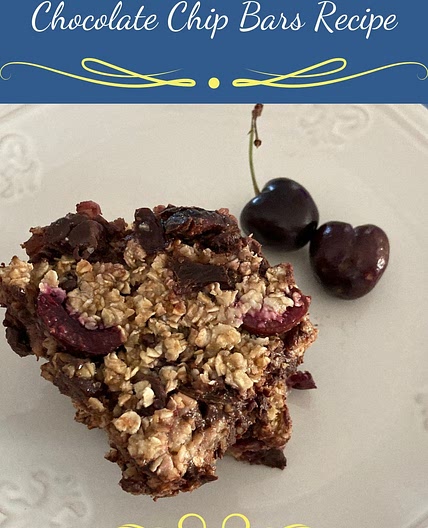 Ooey Gooey Oatmeal Cherry Chocolate Chip Bars Recipe