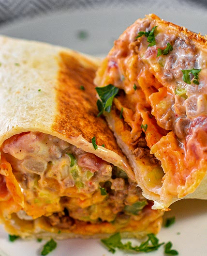 Beefy Nacho Cheese Wrap