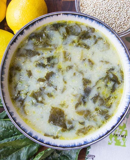 Spinach and Quinoa Soup
