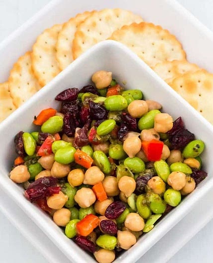 Chickpea and Edamame Salad (Aldi Copycat)