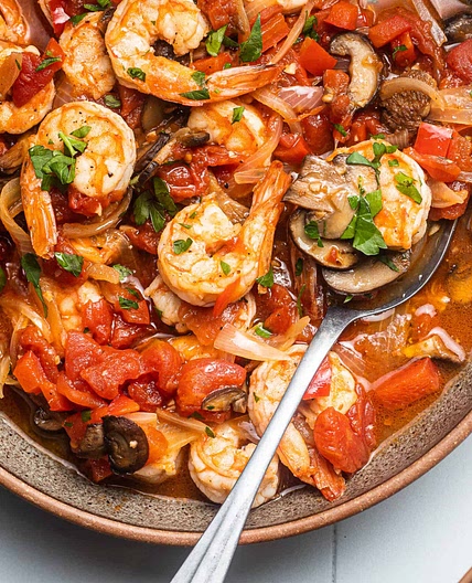 Shrimp Cacciatore