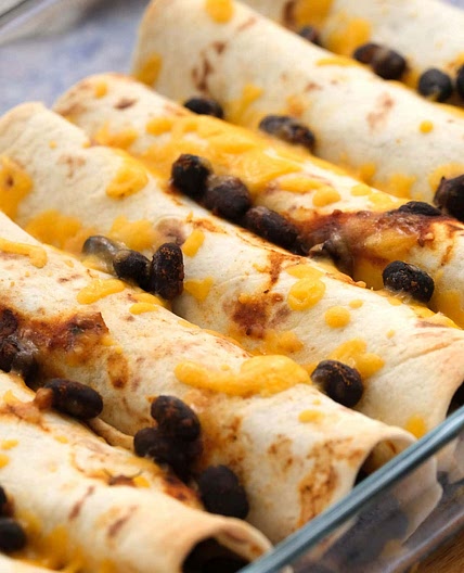 Baked Black Bean Tacos