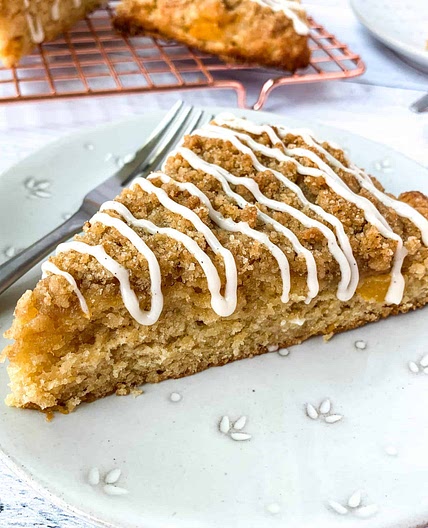 Peach Streusel Scones