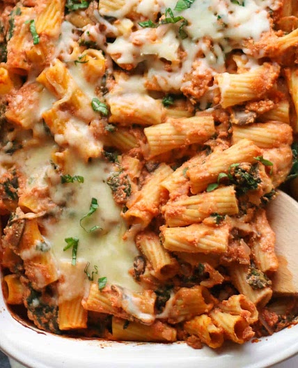 Pumpkin Pasta Bake