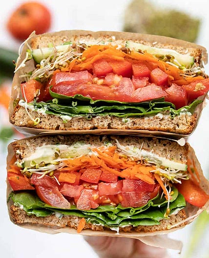 The Best Veggie Sandwich