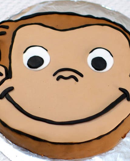 Curious George Cake