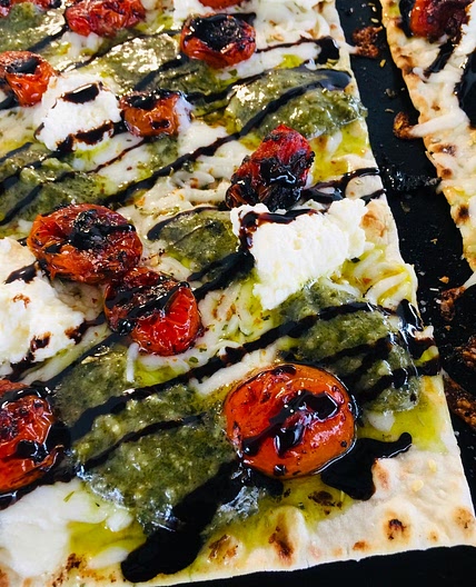Blackstone Caprese Lavash Flatbreads