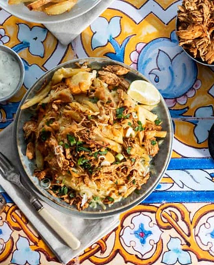 Peri-Peri Chicken Loaded Fries - Nando's Style Loaded Chips