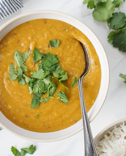 Instant Pot Red Lentil Dal (Masoor Dal)