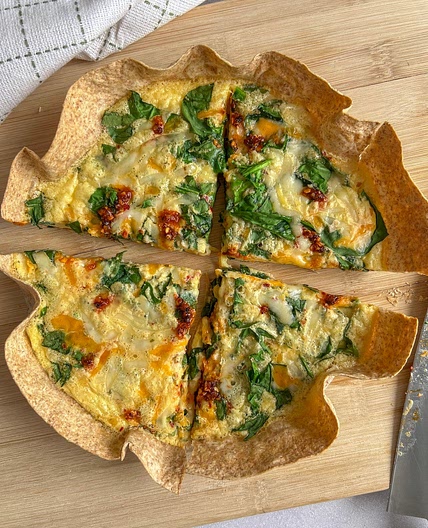 The Best Tortilla Quiche