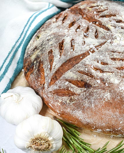 Potato Bread Recipe with Roasted Garlic