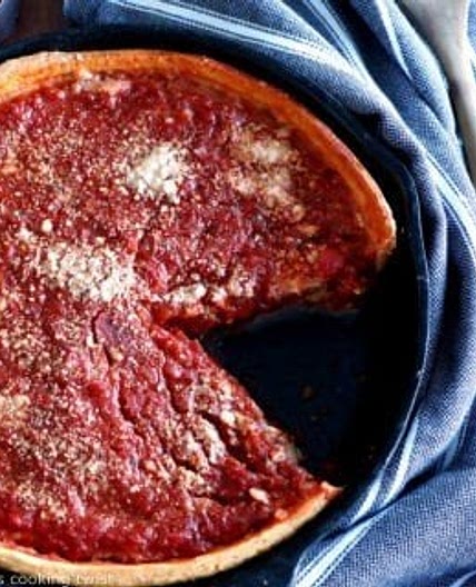 Chicago-Style Deep Dish Pizza