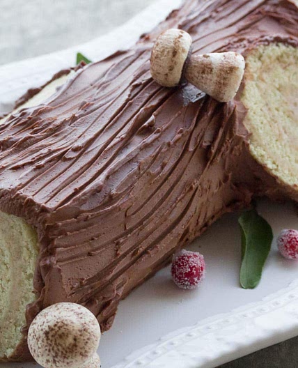 Chocolate Chestnut Bûche de Noël
