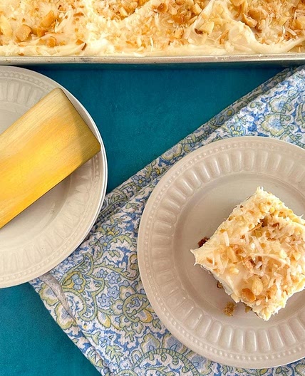 Low FODMAP Tropical Carrot Cake