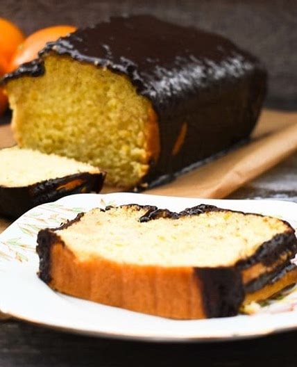 Vegan Jaffa Orange Loaf Cake