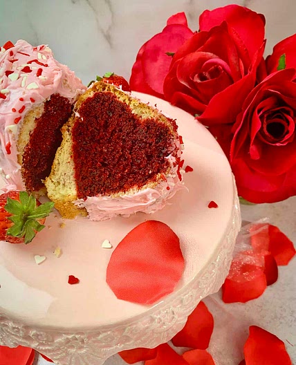 Valentine's Day Surprise Cake