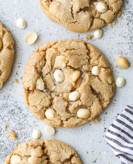 White Chocolate Macadamia Cookies