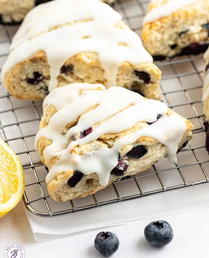 Lemon Blueberry Scones