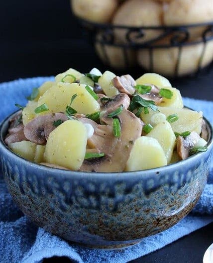 Mushroom Potato Salad