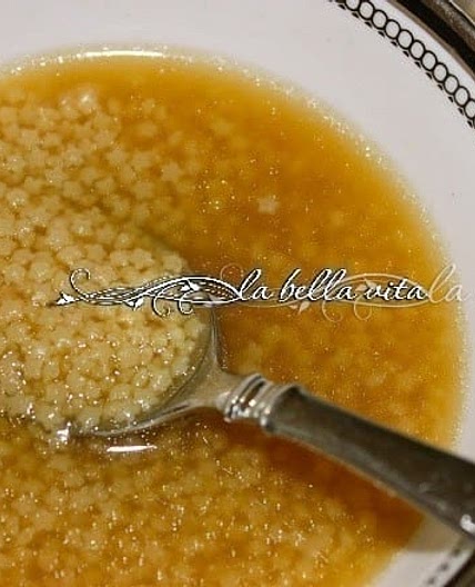 Pastina Chicken Broth Soup (Pastina en Brodo di Pollo)