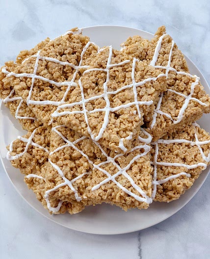Dairy-Free Pumpkin Spice Rice Krispies Treats