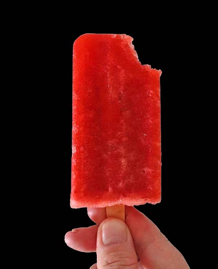 Strawberry Popsicles