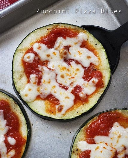Zucchini Pizza Bites