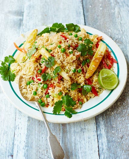 My Singapore-style fried rice