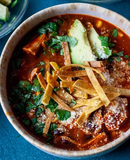 Simple Chicken Tortilla Soup