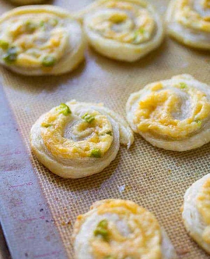 Smoked Gouda Puff Pastry Pinwheel Appetizer