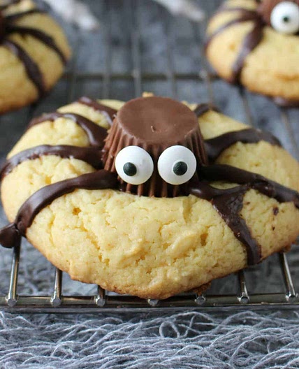 Halloween Spider Cookies
