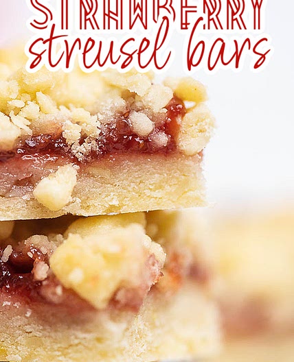 STRAWBERRY STREUSEL BARS
