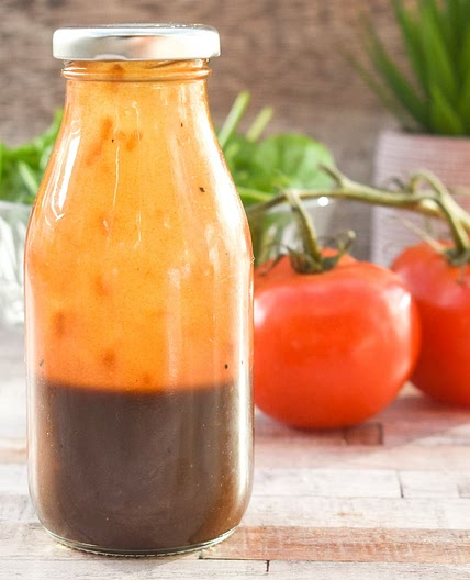 Easy Pomegranate & Lemon Salad Dressing