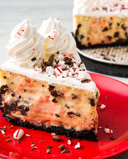 Copycat Cheesecake Factory Peppermint Bark Cheesecake
