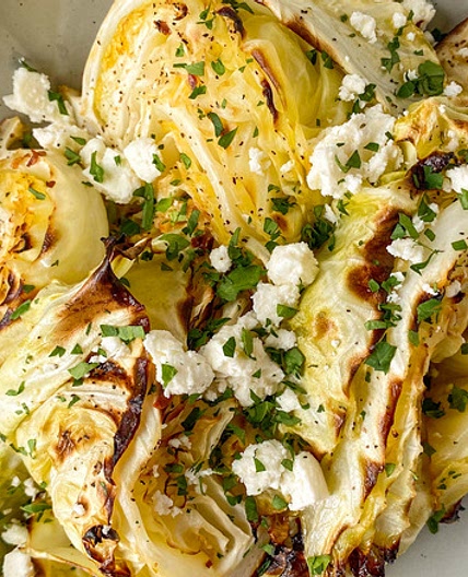 Roasted Cabbage Wedges Recipe