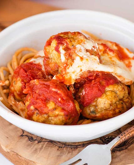 Chicken Meatball Recipe with Homemade Marinara Sauce