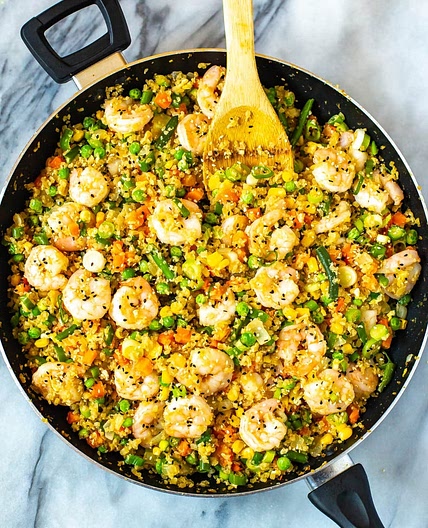 The Best Cauliflower Fried Rice {Low Carb!}