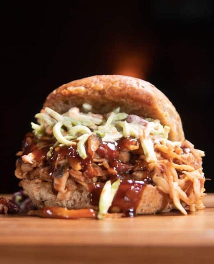 King Oyster Mushroom Pulled Pork