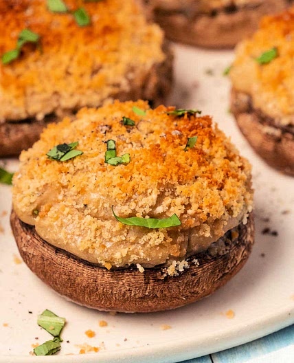 Vegan Stuffed Mushrooms