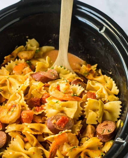 Slow Cooker Jambalaya Pasta