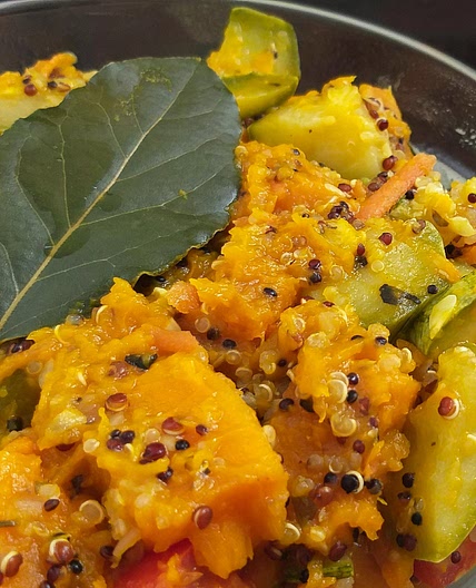 Receita de Quinoa com legumes