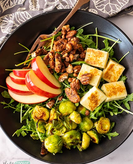 Dairy Free Halloumi Winter Salad (Gluten Free)